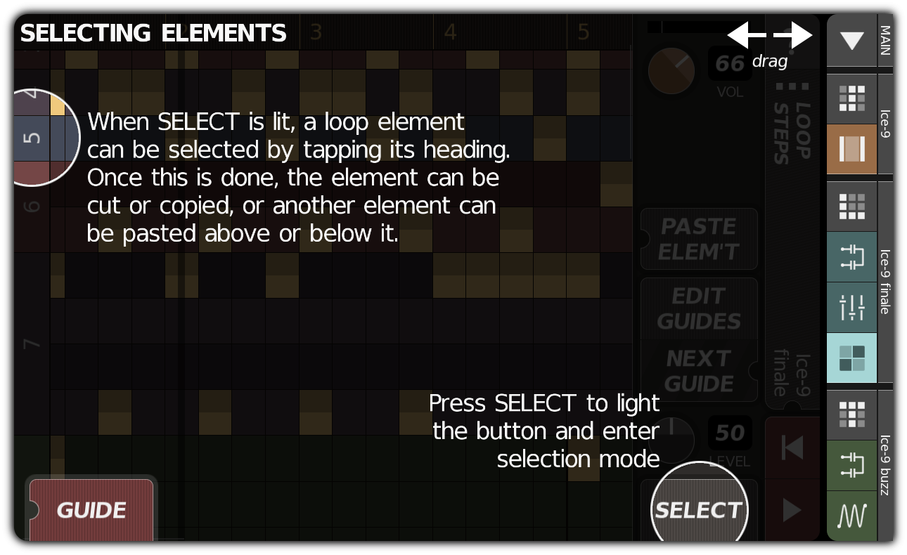 Example help dialog