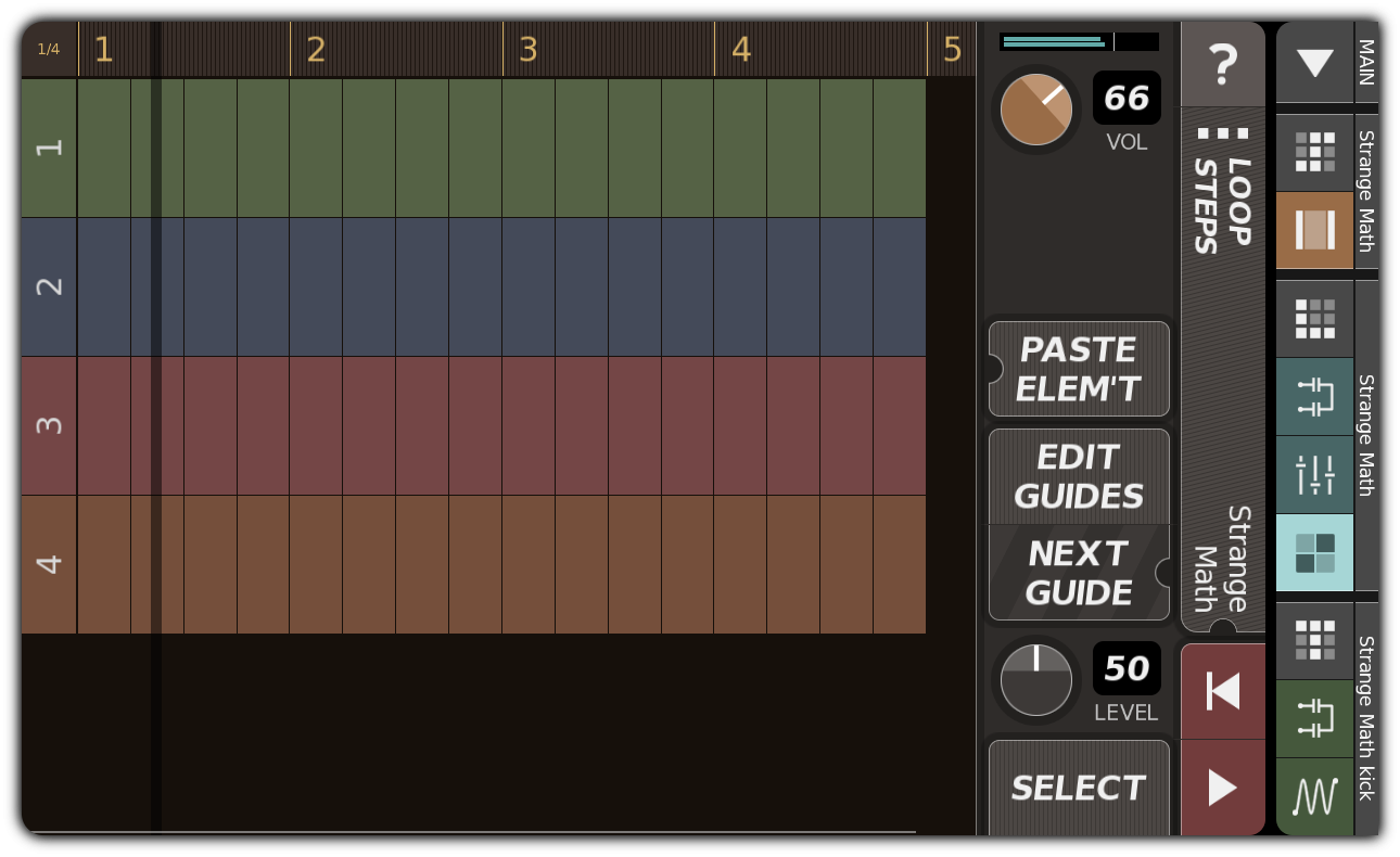 1/4-beat guide